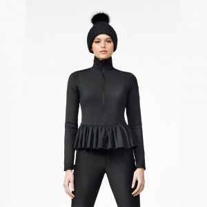 Goldbergh BALLET Ski Pully Schwarz | MDWVIZ053