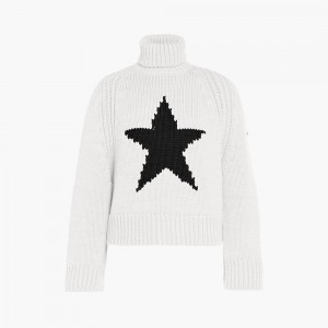 Goldbergh BEAUTY long sleeve knit Ski Pullover Weiß | MKZJUR794