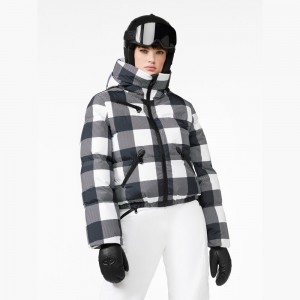 Goldbergh CABIN Skijacke Schwarz Weiß | RBVZHM320