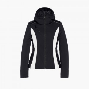 Goldbergh CLASSY Skijacke Schwarz Weiß | BJIYWX682