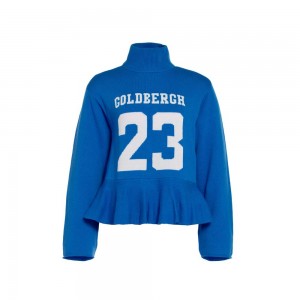 Goldbergh DANGLE long sleeve knit Ski Pullover Blau | RWOLBP128