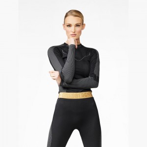 Goldbergh FAST baselayer long sleeve Ski Base Layer Schwarz | HMXONY352