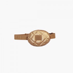 Goldbergh FRENCH Bauchtasche Gold | GAWQLS983