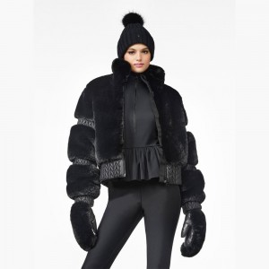 Goldbergh FURRY Skijacke Schwarz | NQZFAC873