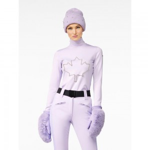 Goldbergh GEMSTONE Ski Pully Lila | BPCFXR258