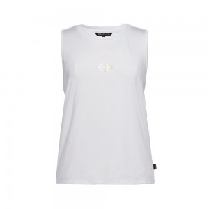 Goldbergh GIGI sleeveless Tanktop Weiß | JIAZSM690