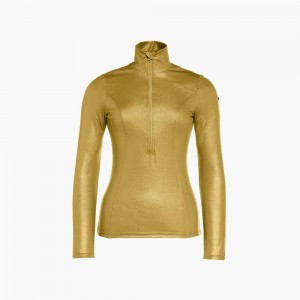 Goldbergh GLAMOUR Ski Pully Gold | BIRMHV847