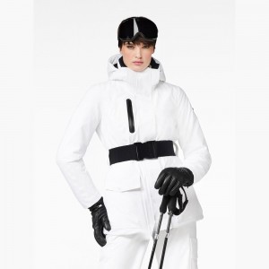 Goldbergh HALEY Skijacke Weiß | WGRDXO958