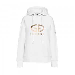 Goldbergh HARVARD Hoodie Weiß | SRENJP678