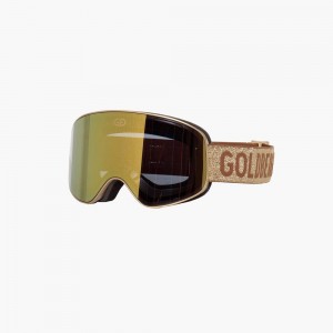 Goldbergh HEADTURNER Skibrille Gold | RZIKVE496