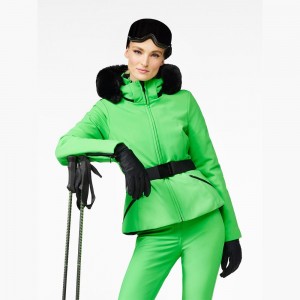 Goldbergh HIDA faux border Skijacke Grün | AHYMOT318