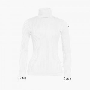 Goldbergh MIRA long sleeve knit Ski Pullover Weiß | DHRGUL084