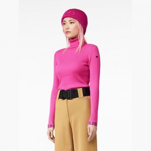 Goldbergh MIRA long sleeve knit Ski Pullover Rosa | TKWULE203