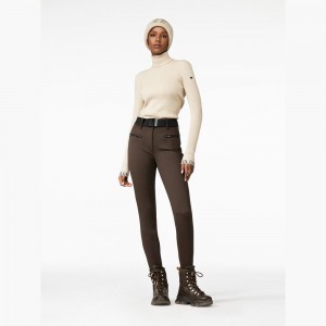 Goldbergh PARIS Skihose Dunkelbraun | POYKMJ325