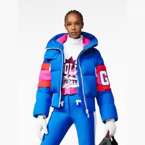 Goldbergh PUCK Skijacke Blau | YBQEPO346