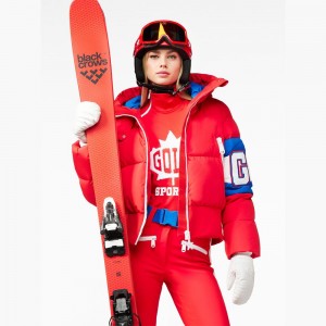 Goldbergh PUCK Skijacke Rot | KAEPOQ475