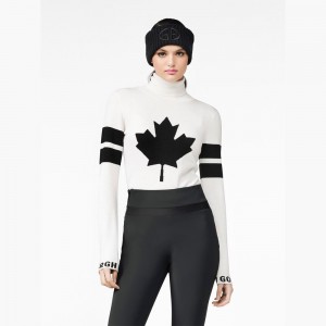 Goldbergh ROCKET long sleeve knit Ski Pullover Weiß | BMKNFU790