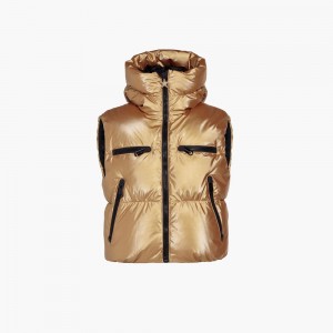 Goldbergh SHINE ski Weste Gold | TBNUIH629