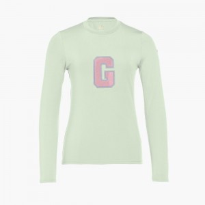 Goldbergh SUPER G long sleeve T-Shirts Mintfarben | QLGEMX405