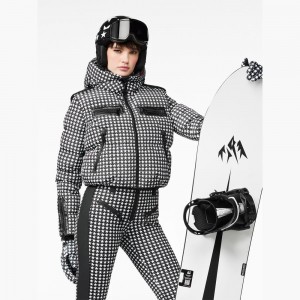 Goldbergh TEAMPLAYER ski Weste Schwarz Weiß | XPYFRG905