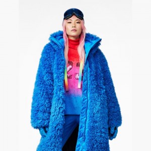 Goldbergh TEDDY Jacke Blau | YPHLTX948