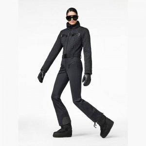 Goldbergh VISION Skianzug Schwarz | WLNQMO806