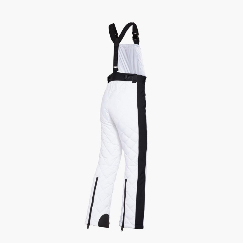 Goldbergh AGNES ski salopette Skihose Weiß | WMNJKD841