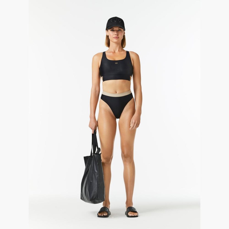 Goldbergh ATLANTIC swim bra Bademode Schwarz | FMCKGP496