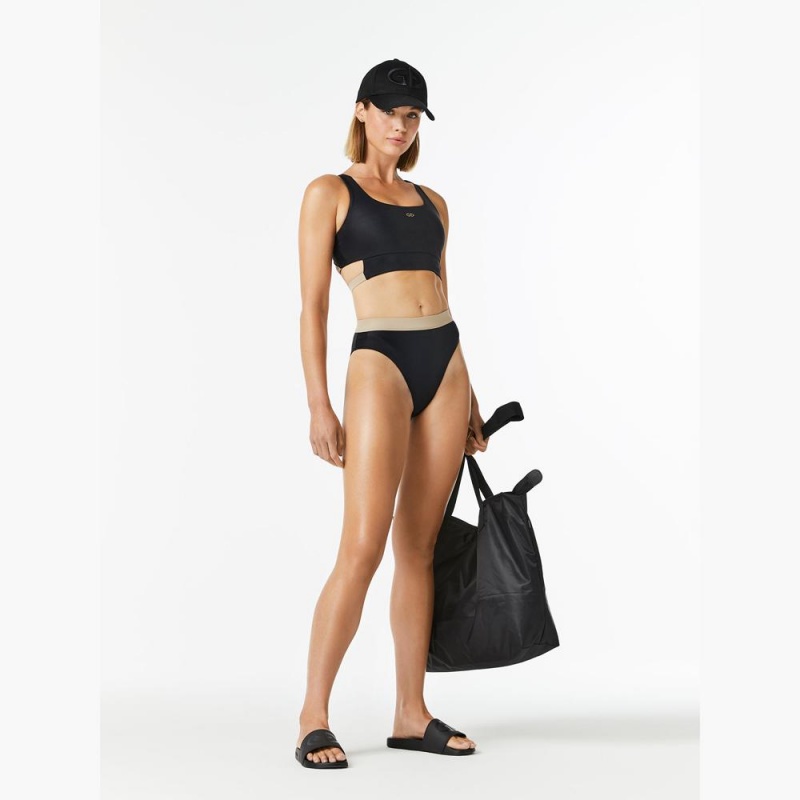 Goldbergh ATLANTIC swim bra Bademode Schwarz | FMCKGP496