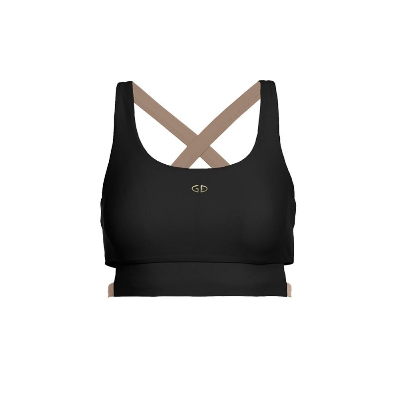 Goldbergh ATLANTIC swim bra Bademode Schwarz | FMCKGP496