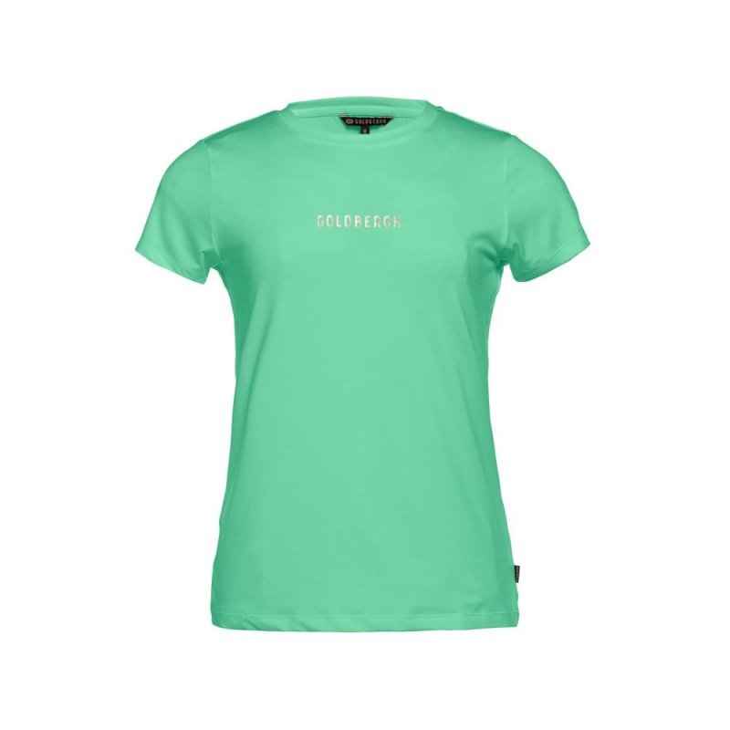 Goldbergh AVERY short sleeve T-Shirts Grün | AMFCBW048