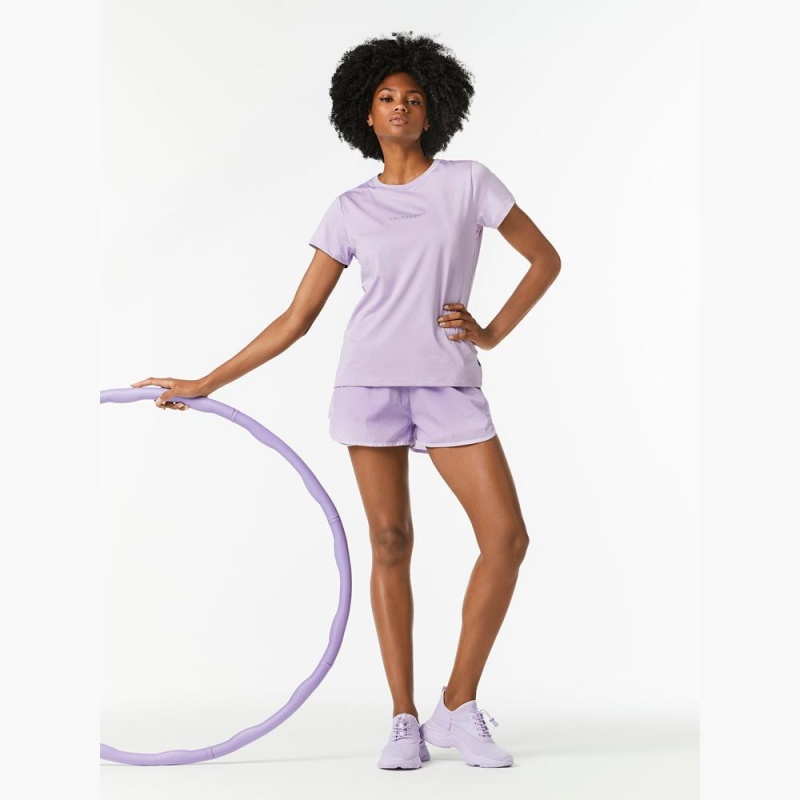 Goldbergh AVERY short sleeve T-Shirts Lila | JSTLZY136