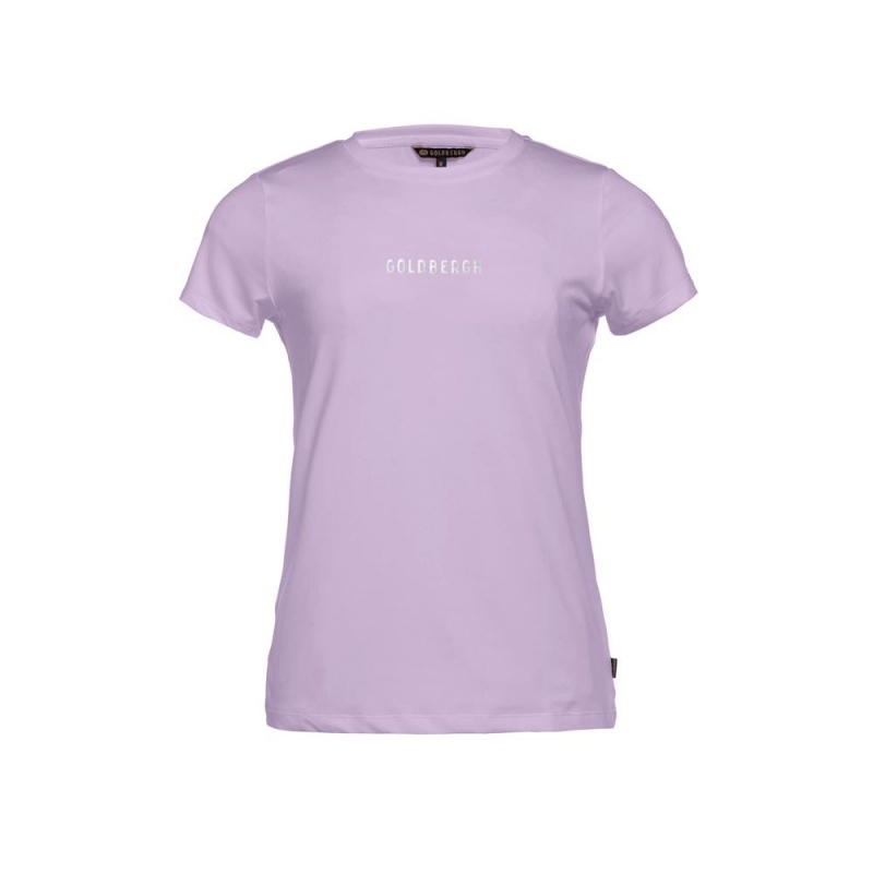 Goldbergh AVERY short sleeve T-Shirts Lila | JSTLZY136