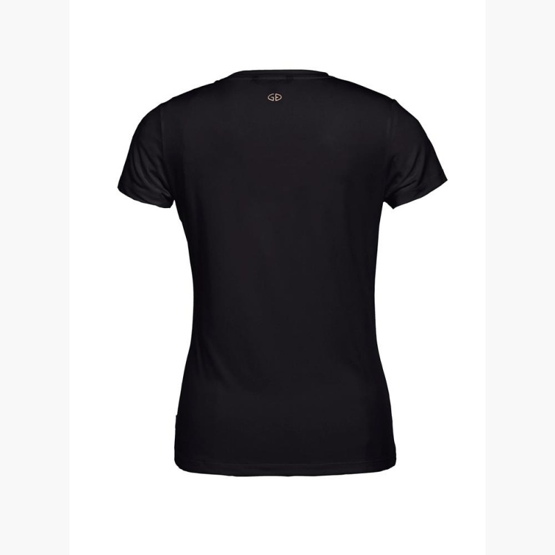 Goldbergh AVERY short sleeve T-Shirts Schwarz | MKZLSW465