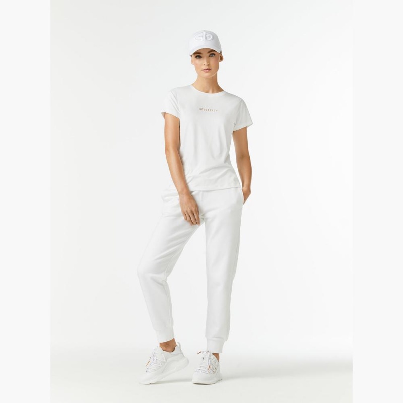 Goldbergh AVERY short sleeve T-Shirts Weiß | RSLPYN538