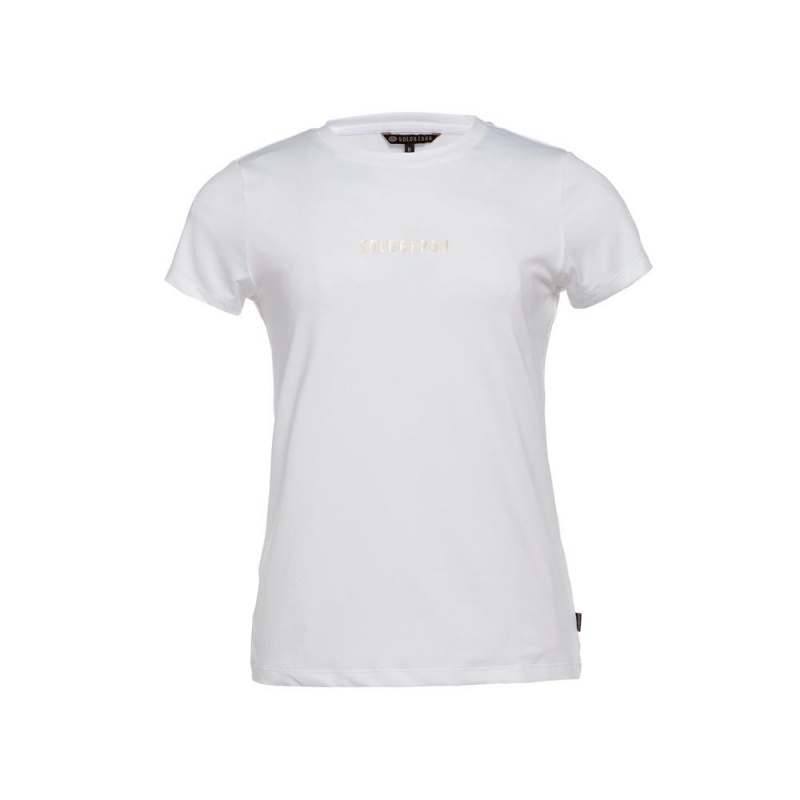 Goldbergh AVERY short sleeve T-Shirts Weiß | RSLPYN538