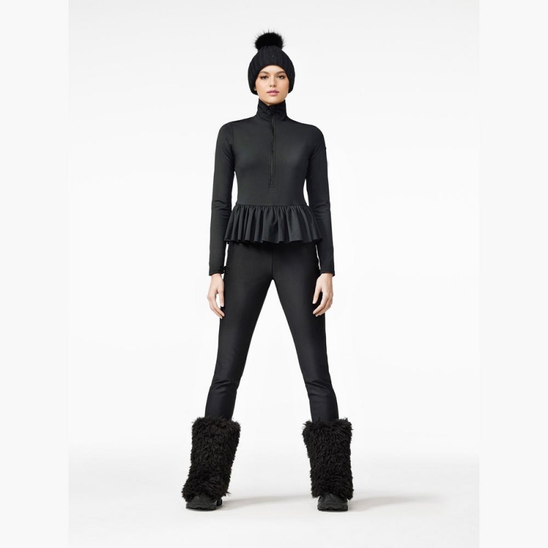 Goldbergh BALLET Ski Pully Schwarz | MDWVIZ053