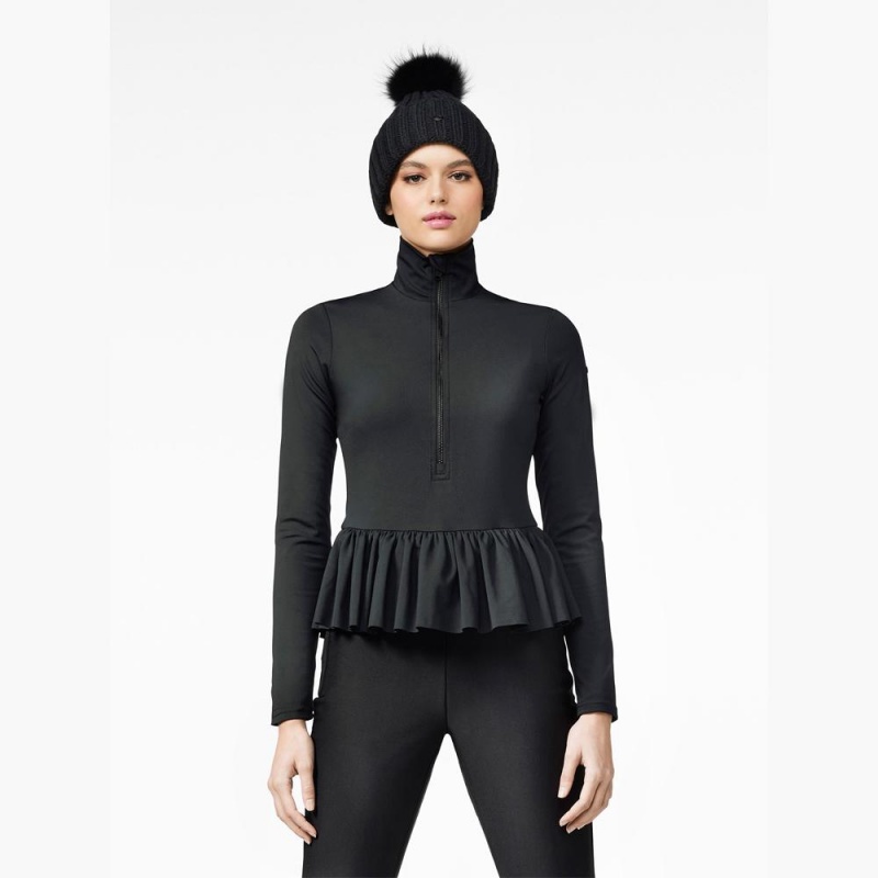 Goldbergh BALLET Ski Pully Schwarz | MDWVIZ053