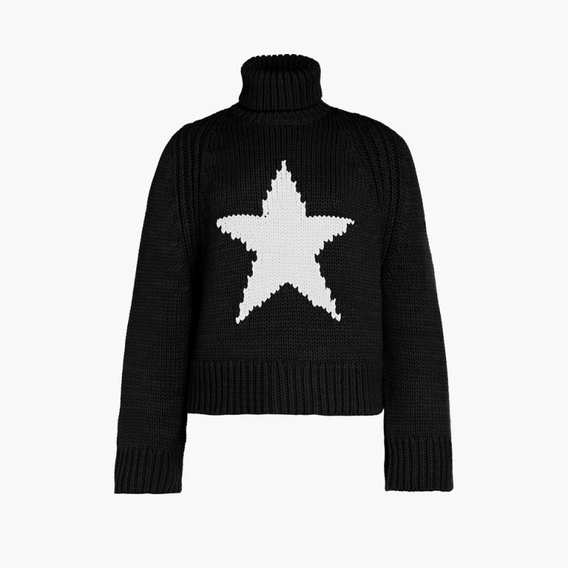 Goldbergh BEAUTY long sleeve knit Ski Pullover Schwarz | AVFXGZ163
