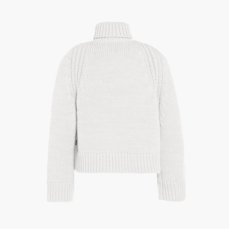 Goldbergh BEAUTY long sleeve knit Ski Pullover Weiß | MKZJUR794