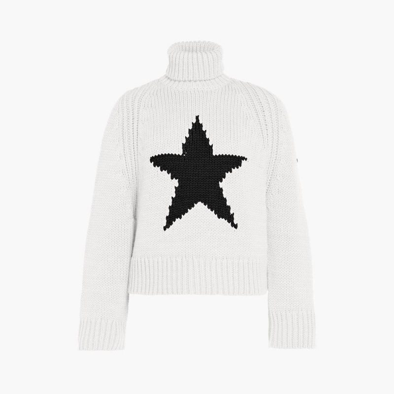 Goldbergh BEAUTY long sleeve knit Ski Pullover Weiß | MKZJUR794