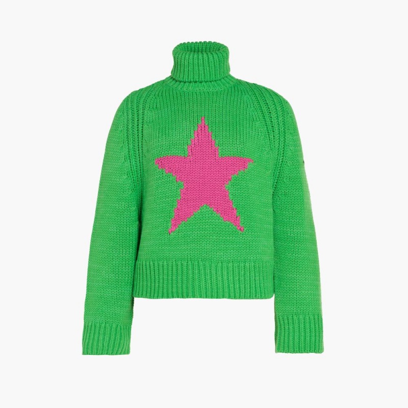 Goldbergh BEAUTY long sleeve knit Ski Pullover Grün | KZHBSO178