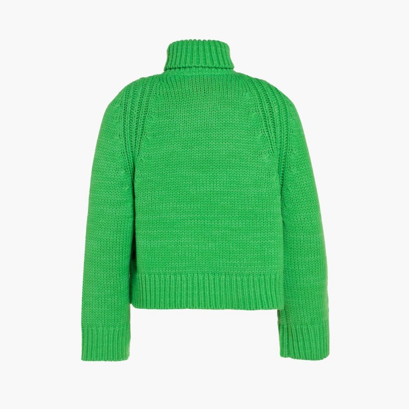 Goldbergh BEAUTY long sleeve knit Ski Pullover Grün | KZHBSO178