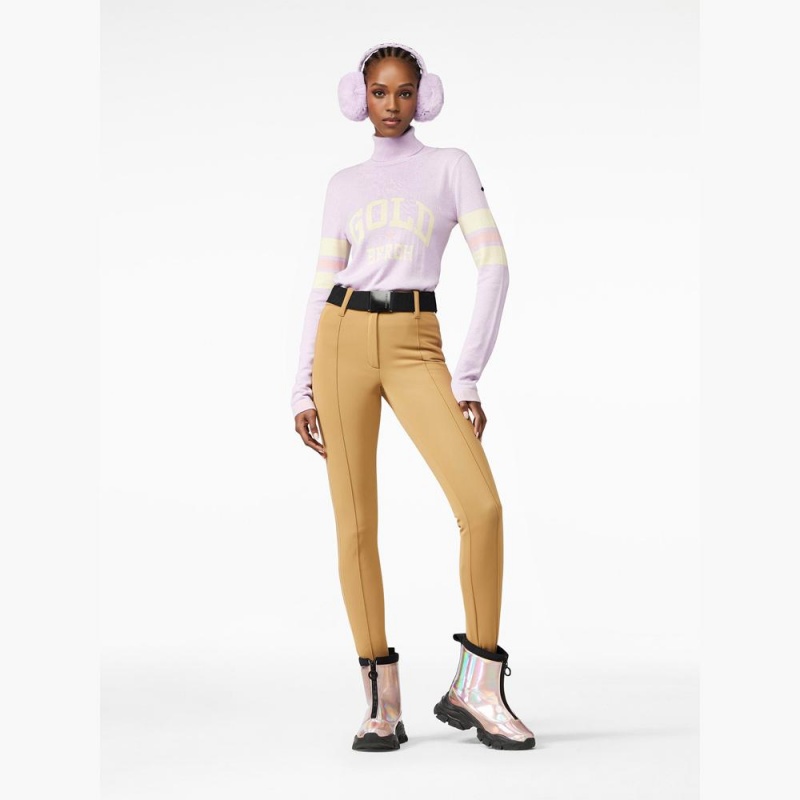 Goldbergh BISCUIT long sleeve knit Ski Pullover Lila | TBJYPX210