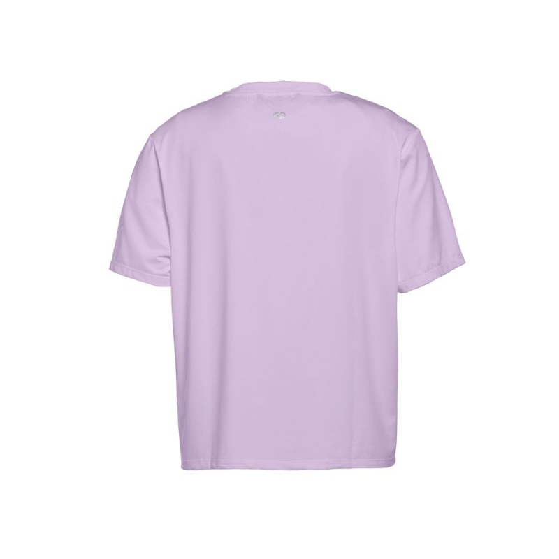 Goldbergh BOXY short sleeve T-Shirts Lila | HNLYOK035