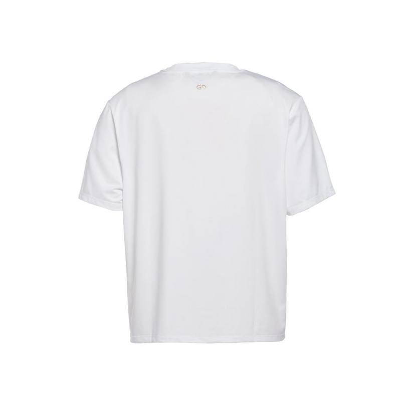Goldbergh BOXY short sleeve T-Shirts Weiß | NRMHZC412