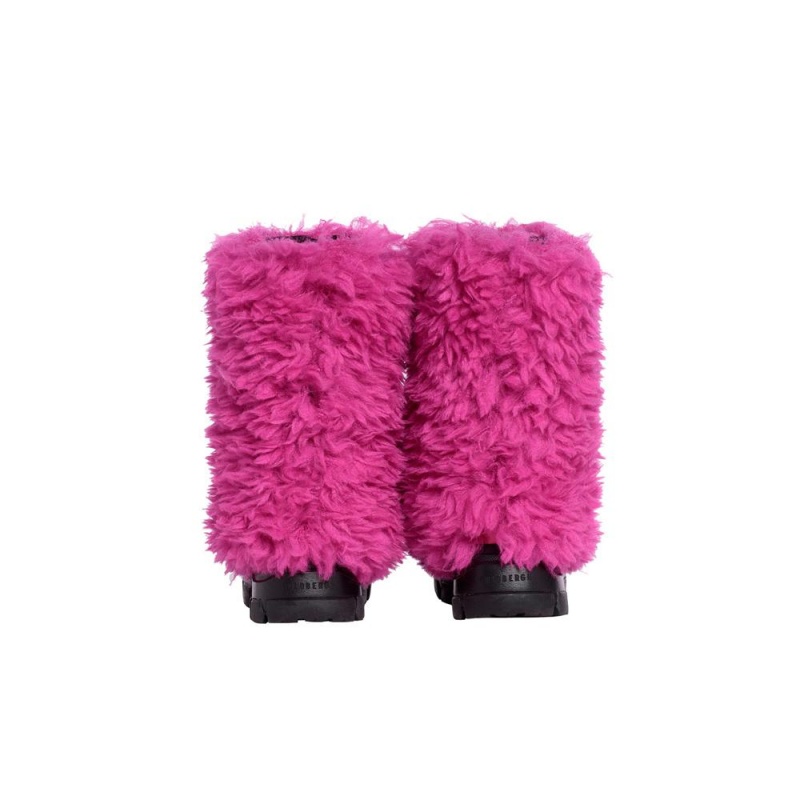 Goldbergh BUSHY snowboot faux fur Schneestiefel Rosa | ZNBYEJ725