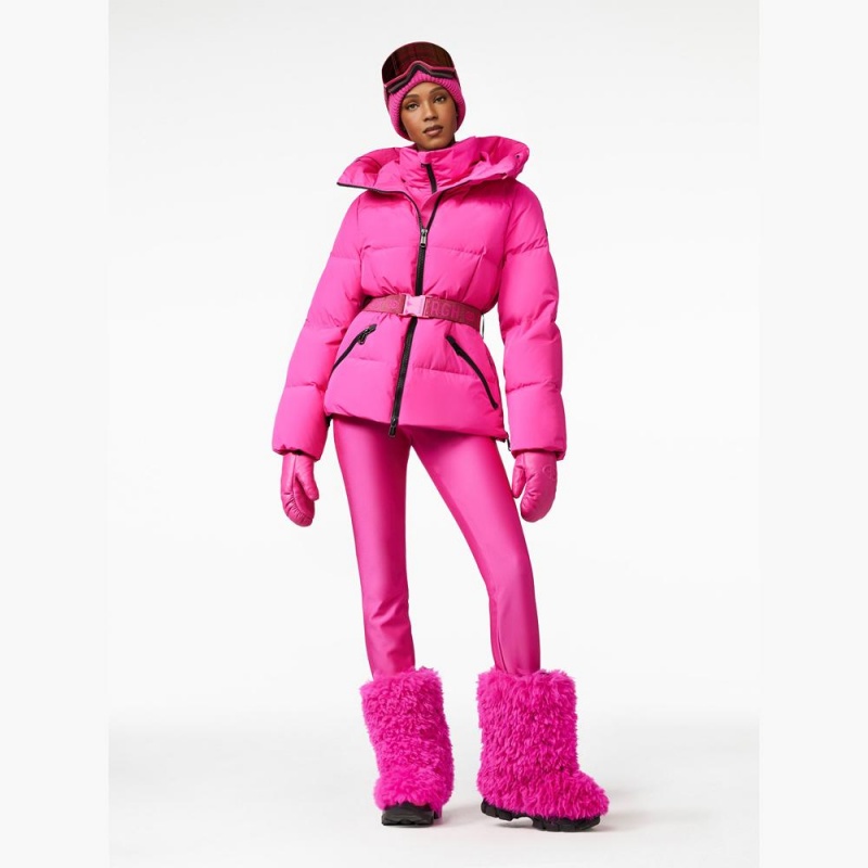Goldbergh BUSHY snowboot faux fur Schneestiefel Rosa | ZNBYEJ725