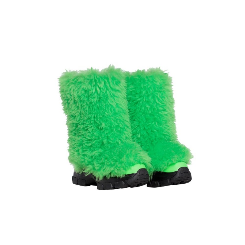 Goldbergh BUSHY snowboot faux fur Schneestiefel Grün | YIVASF967