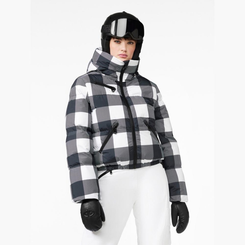 Goldbergh CABIN Skijacke Schwarz Weiß | RBVZHM320